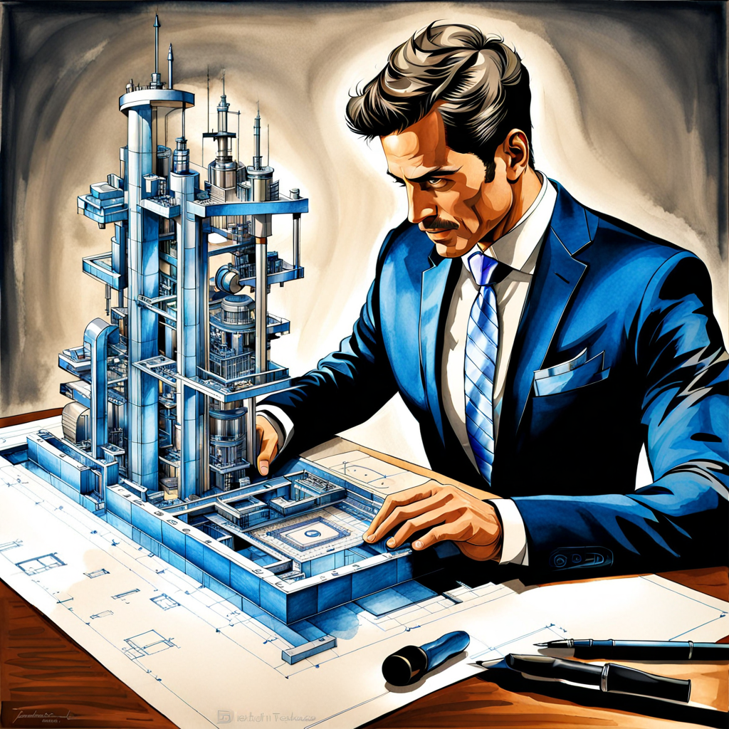 using-the-ink-drawing-as-a-base-create-a-businessman-full-body-design-details-by-tech-pen-using-m-434317982